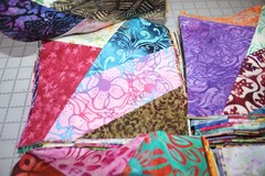 12 Pc Crazy Quilt 8″ Squares (Batiks) No Duplicates Cotton Fabric-Quilt-Sew