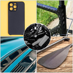 Chopped Carbon Fiber 1 Inch Forged Carbon Fiber Flakes Kit High Strength Forging