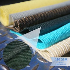 Green Custom 12FT Fabric Roll Shade Cloth Fence Outdoor Sunshade Privacy Mesh