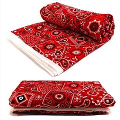 100 Cotton Bandana Craft Fabric 3 Yards Quilting Sewing Projects DIY Decor