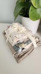 Fabric Pack-Scraps/Remenants: Uphostery Fabric/Cotton/Linen/Blends