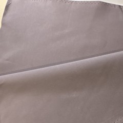 Gray Solid Fabric Stitched/Perforated Edge 57”x57”