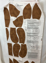 Cranston Print Works “The V.I.P Bear” Fabric Panel DIY Craft Panel