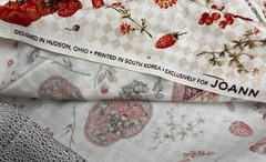 Baskets of Berries Cotton Fabric JoAnn Pie Fruit Picnic Yardage