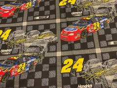 Quilting cotton 45″ x2 yds Dupont 24 race car Hendrick Motor sports Jeff Gordon
