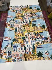 Villa Nova Island Hopping Fabric Christopher Corr 1-2 Yards Cotton 58×56”