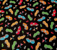 Go Go Dino BTY Lollipop Rainbow Marcus Brothers Dinosaur Race Car Flag