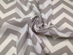 BRYANT PALMER COBBLESTONE GRAY CHEVRON ZIG ZAG OUTDOOR FABRIC BY THE YARD 54″W