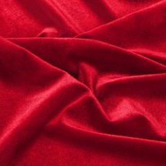 Red Velvet Fabric by The Yard, 1 Yard x 60 Inch Wide Luxury & Soft Stretchy V…