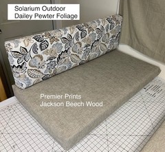 Premier Prints Jackson Beechwood 100% Polyester Indoor/Outdoor Fabric New 11 Yds