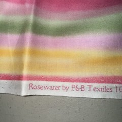 Fabric 100% cotton 1 , 2/3 yards rosewater by PNB textiles