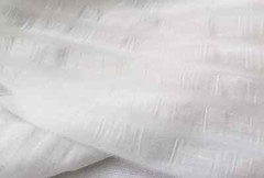 55”Wide By Yard Stripe Silk Linen Material Ivory White Silk Flax Fabric Wedding