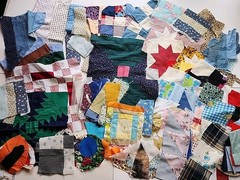 390+ Patchwork Finished – Unfinished Mixed Quilt Block Tops Precut Pieces Sewing
