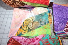 12 Pc Crazy Quilt 8″ Squares (Batiks) No Duplicates Cotton Fabric-Quilt-Sew