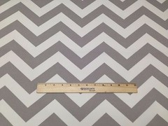 BRYANT PALMER COBBLESTONE GRAY CHEVRON ZIG ZAG OUTDOOR FABRIC BY THE YARD 54″W