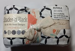Shades of Black Fat Eighth Bundle by Me & my Sister for Moda. Very HTF. 22145F8