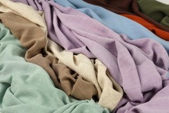 Heavy Slub Linen Blend Fabric, Rayon Blend for Boho Dresses, Curtains, 51-53″
