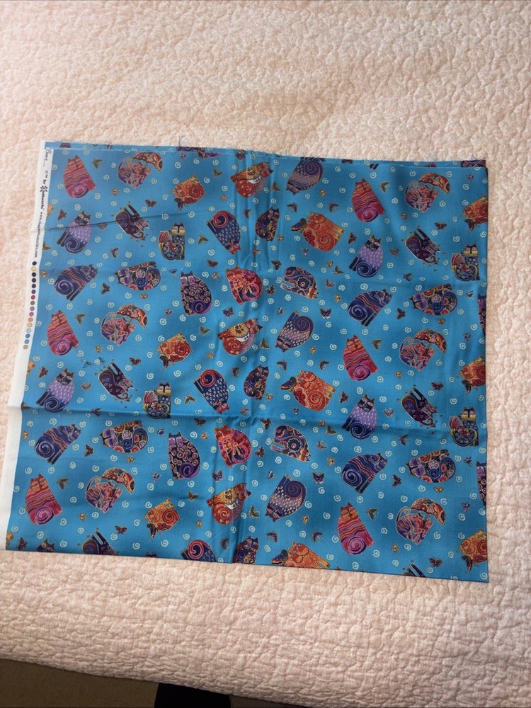 Laurel Burch Fabulous Felines. 1 Yd.