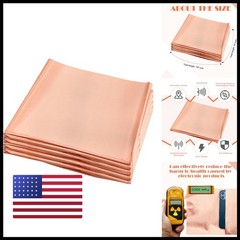 Vitalcozy Faraday Fabric Copper Faraday Cloth For Emp Shieldgrounding Mobile