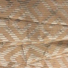 Beacon Hill TAJ Salmon 100% Silk Fabric Sample 49″x88″ Teflon Finish India