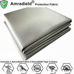 EMF Reducing RF EMI Radiation Shielding Faraday Copper Fabric for Hometextiles