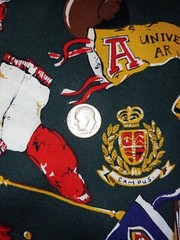 4.66 yards Hamil Textiles University Cheer Sports Craft Fabric 44″w
