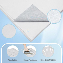 Iron on Fusible Fleece Interfacing for Sewing, White 39 Inches X 1 Yard Medium W