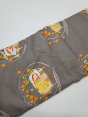 Heather Ross Fabric Windham Cotton Sleeping Beauty Gray Sew Quilt FAT QUARTER