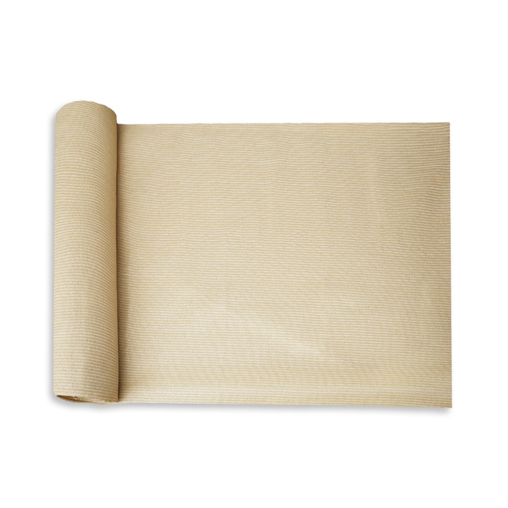 Beige Custom 6FT Fabric Roll Shade Cloth Fence Outdoor Sunshade Privacy Mesh