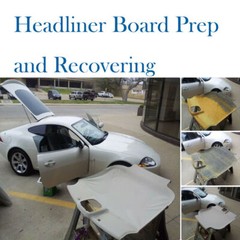Suede Auto Headliner Fabric Foam Back Replacement Repair/DIY Headliner Material