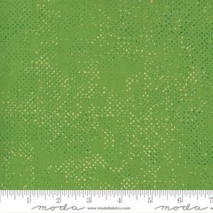 Moda Quilting Fabric by the yard Cotton Spotted by Zen Chic Grass Green 1660