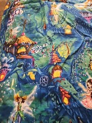 Lot Of 3 Pieces Of HTF Disney For Springs Global Fairies Cotton Fabric READ