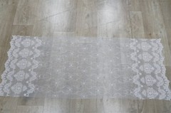 Vintage Cotton Embroidery Mesh Lace Fabric Tulle Lace Wedding Dresses Couture