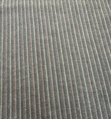 Classic Brown Herringbone Stripe Stretch Suiting Fabric Cotton Blend BTHalfY #45