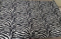 Luxury Velvet Faux Fur Zebra Animal Print – sold per yard