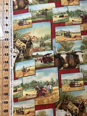 Horses, Farms, Tractors 1/2 Yard Cranston VIP Cotton Fabric – New