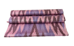 PURE UZBEK IKAT SHOI SILK FABRIC-FINE & DELICATE-100% SILK – TOP QUALITY FABRIC