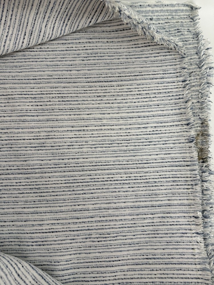 Thibaut INDOOR OUTDOOR Performance Stripe Fabric- Zia Stripe / Sky 5.2 yds