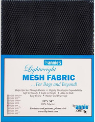 SUP209-NAVY Lightweight Navy Mesh Fabric LTWT 18X54, 54 Inches