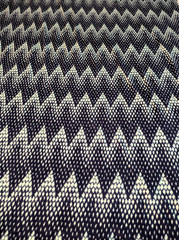 Fabric Remnant Knit Argyle Geometric Print Navy Blue/Mint Green 58″w 2-1/3 Yds