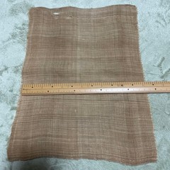 NaturalHemp Hemp Fabric Scrap 23×32 cm Natural Premium Material Ready to Use
