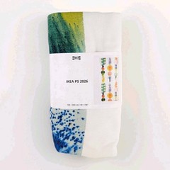 IKEA PS 2026 Pre-Cut Fabric White/Multicolor Big Pattern 59×118″ New