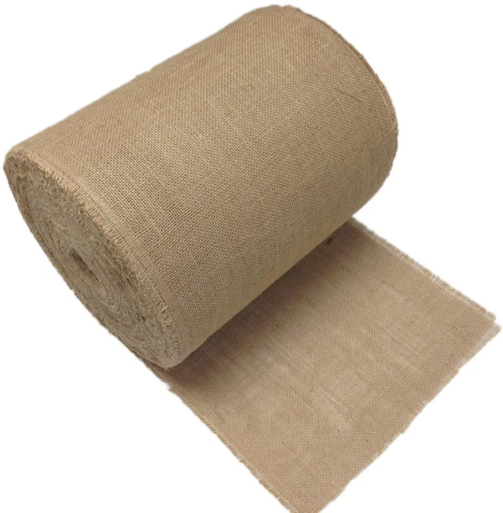 12–14″ Wide Natural Jute Burlap Fabric by Yard – Rustic Craft & Wedding Decor