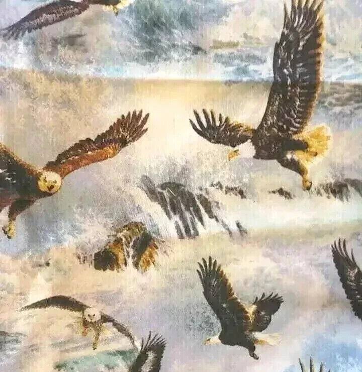 eagle bird of prey fun fabric animal 10 by 9.5 inch 1pc