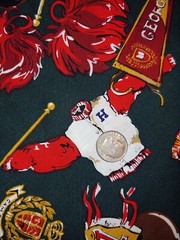 4.66 yards Hamil Textiles University Cheer Sports Craft Fabric 44″w