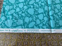 NEW Bryant Park By Khristian Howell For Anthology Fabrics 1/2 Yard Blue Floral