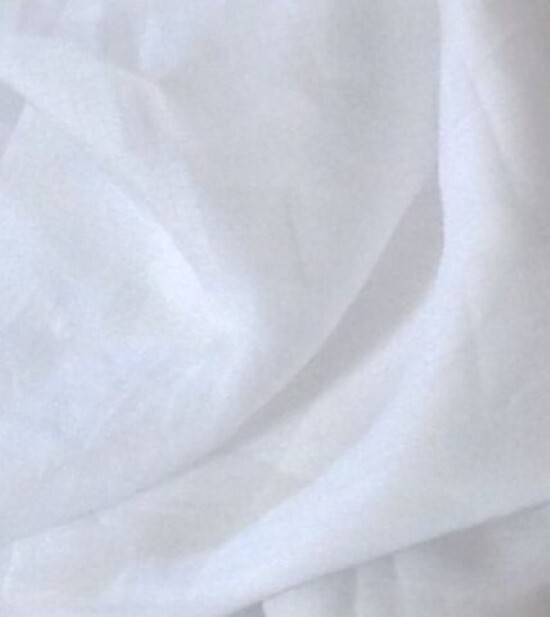 Handkerchief Ramie Linen Fabric White By The Yard