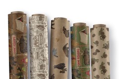 Pine Grove Animal Toss Tan C15931-TAN 100% Cotton Fabric By the half yard