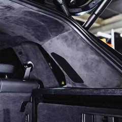 Stylish Black Suede Fabric 79″x59″ Ideal for Car Roof Interior Repair 3mm Thick