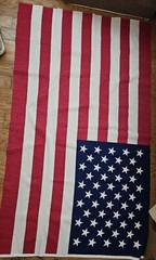 American Flag Fabric Panel 60″ X 35″